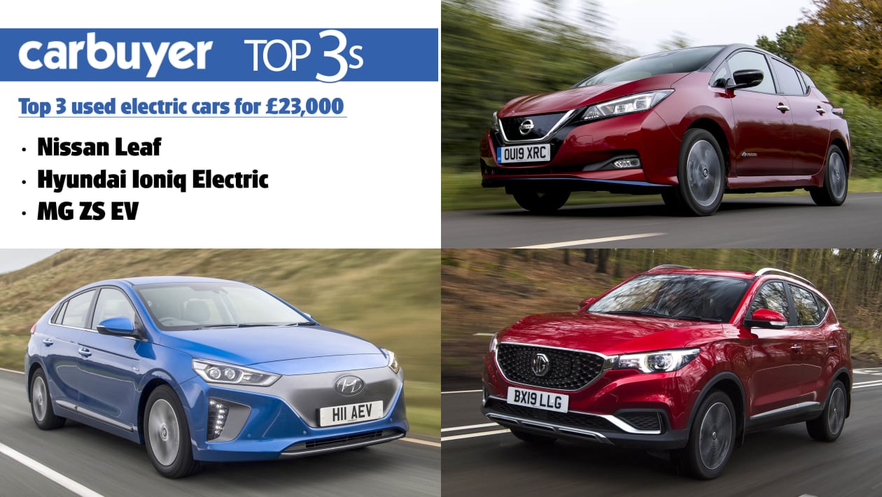 Top 3 used electric cars for 23 000 Carbuyer